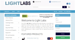 Desktop Screenshot of lightlabsusa.com